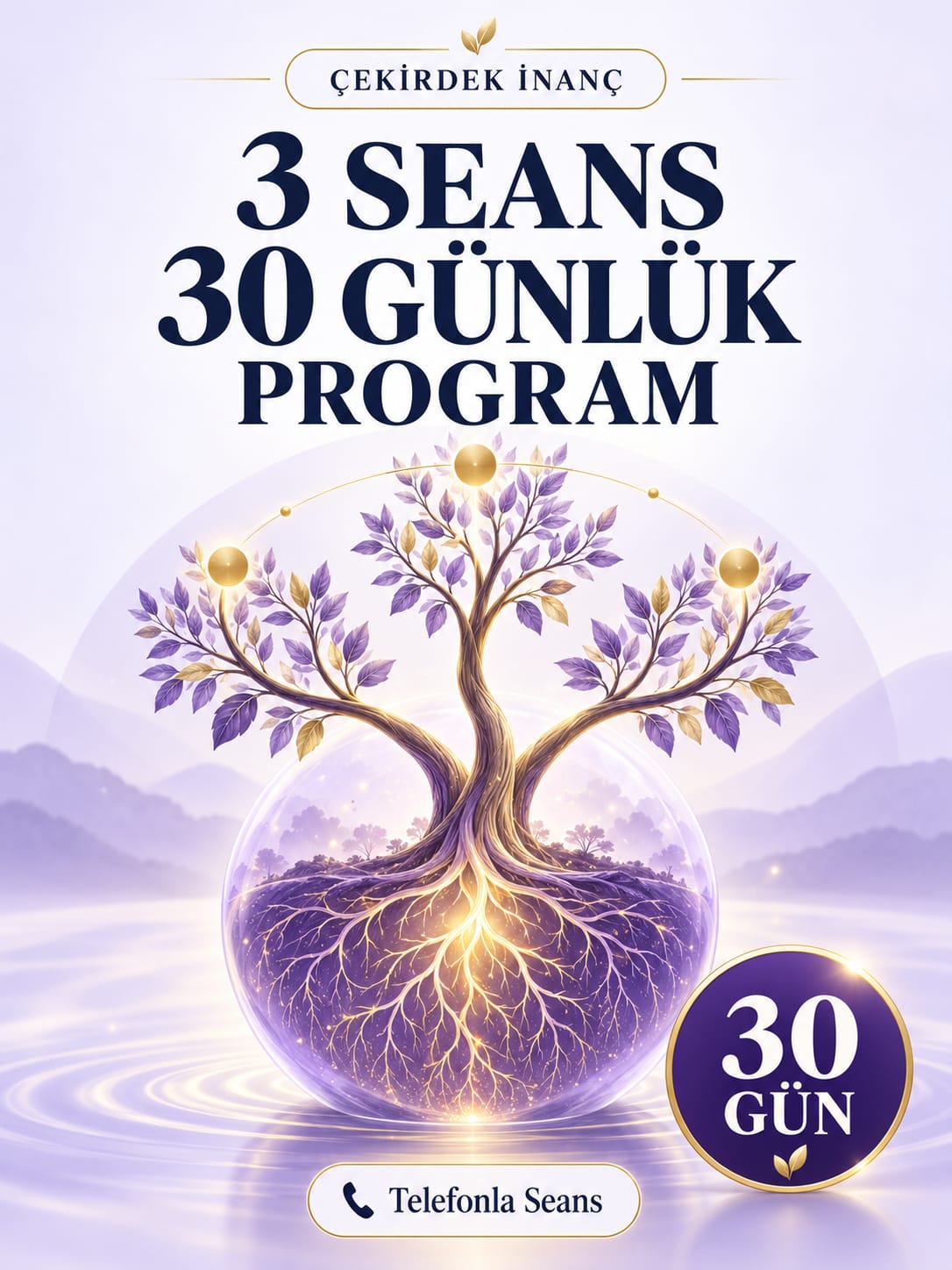 3 Seans 30 Günlük Çekirdek İnanç Programı
