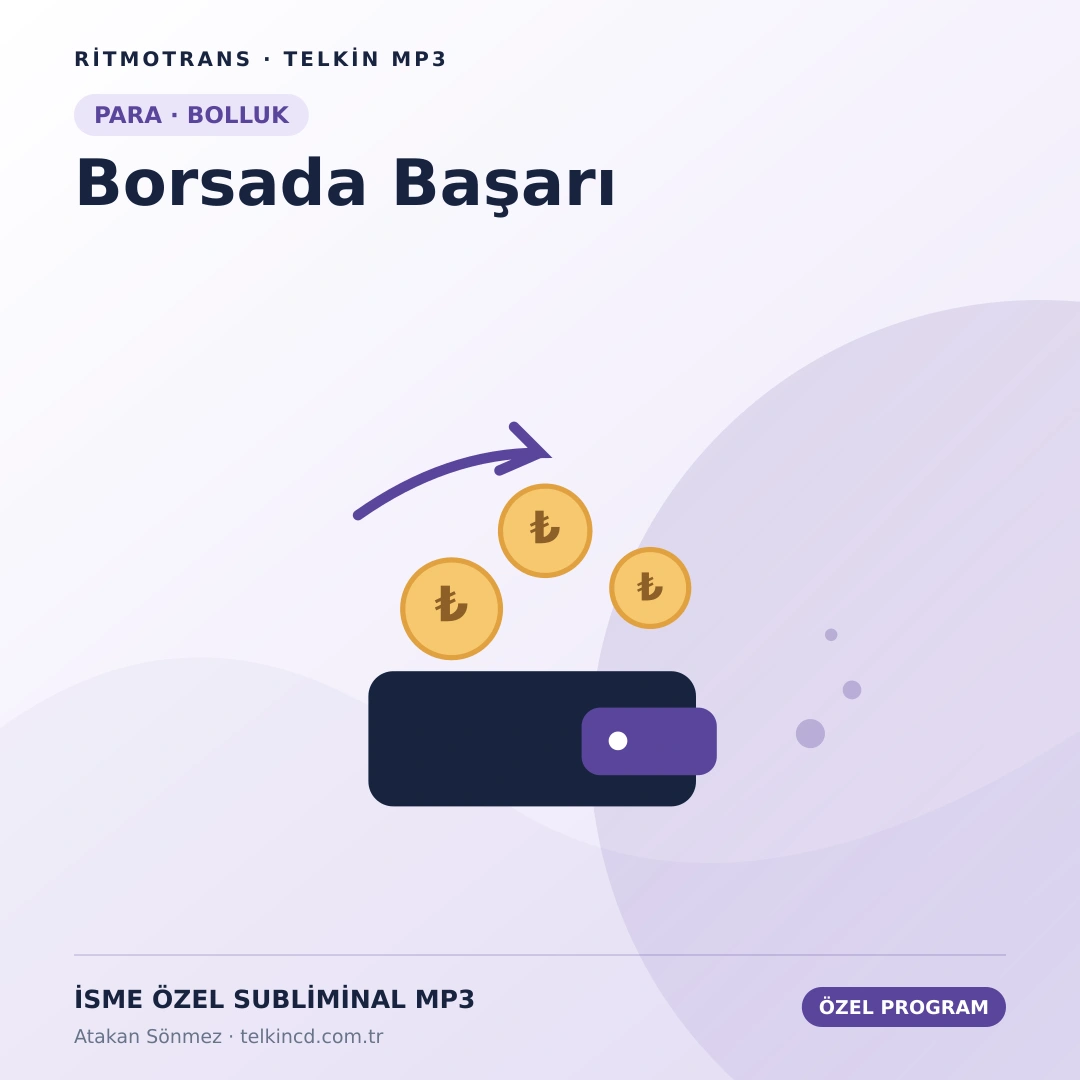 Borsada Başarı | İsme Özel Telkin MP3