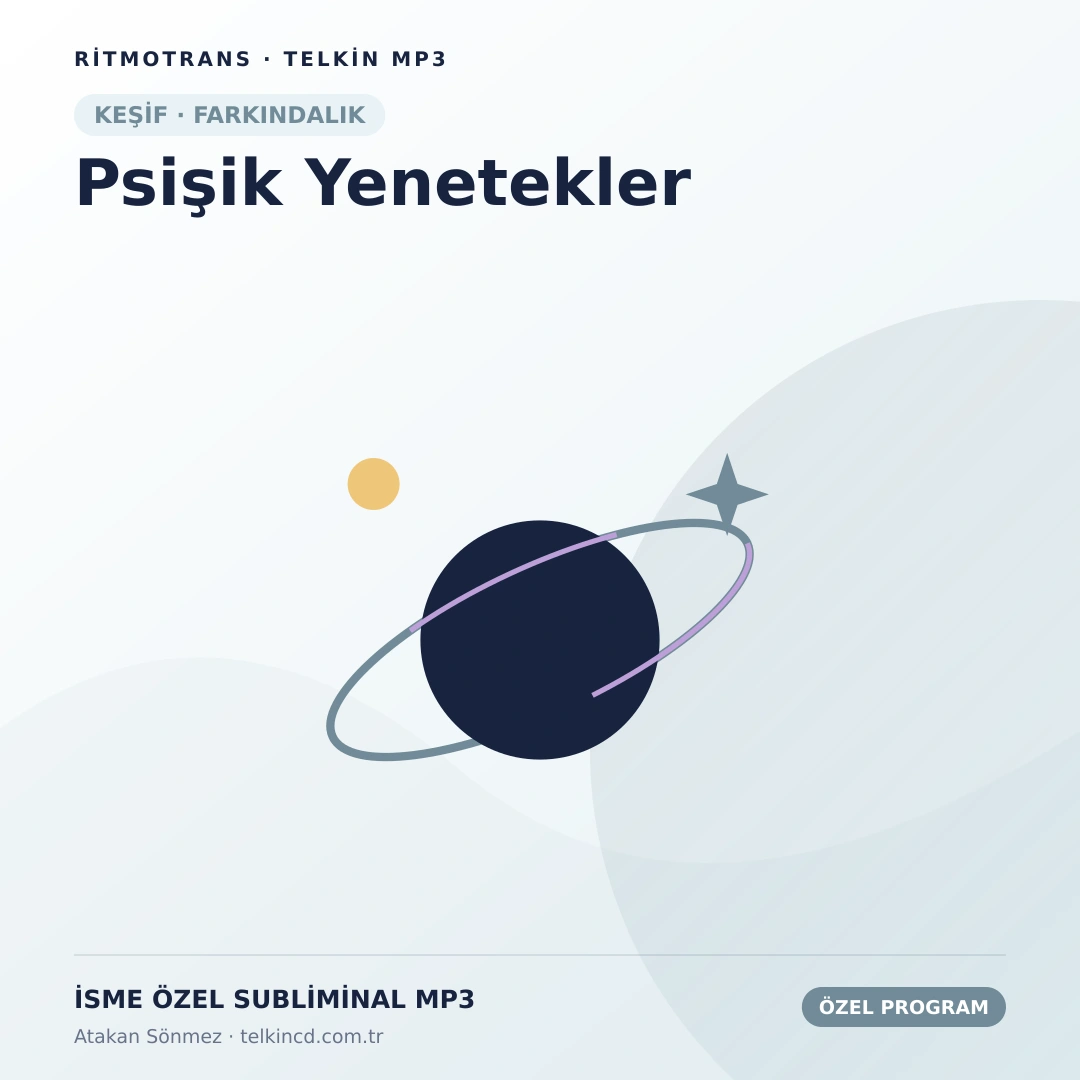 Psişik Yenetekler | İsme Özel Telkin MP3
