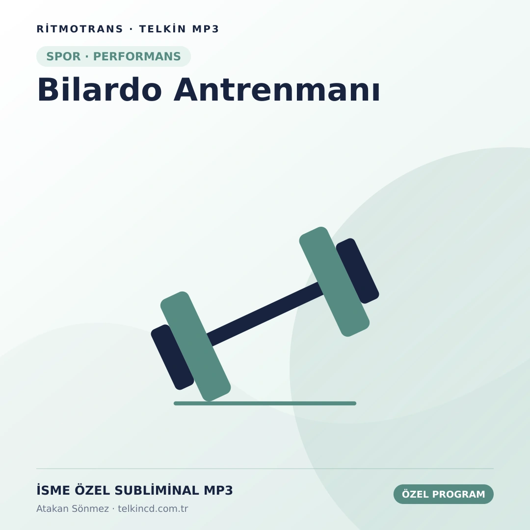 Bilardo Antrenmanı | İsme Özel Telkin MP3