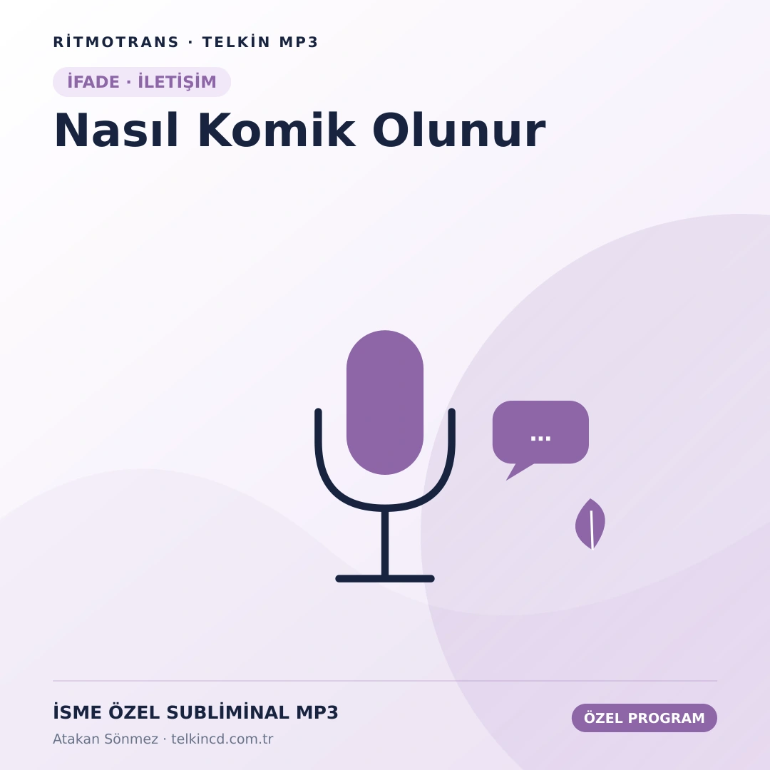 Nasıl Komik Olunur | İsme Özel Telkin MP3