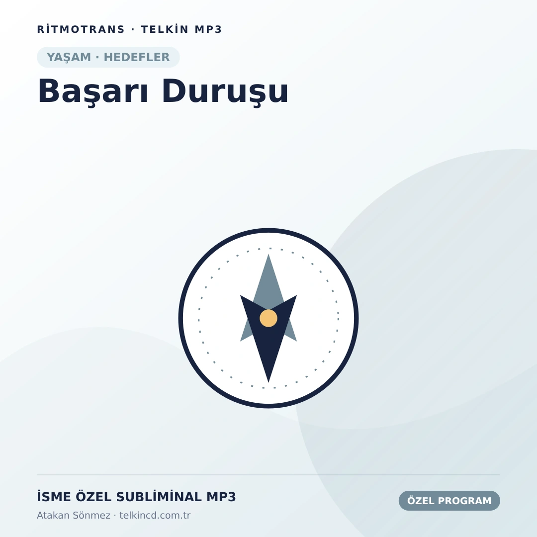 Başarı Duruşu | İsme Özel Telkin MP3