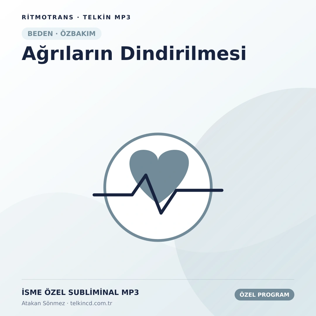 Ağrıların Dindirilmesi | İsme Özel Telkin MP3