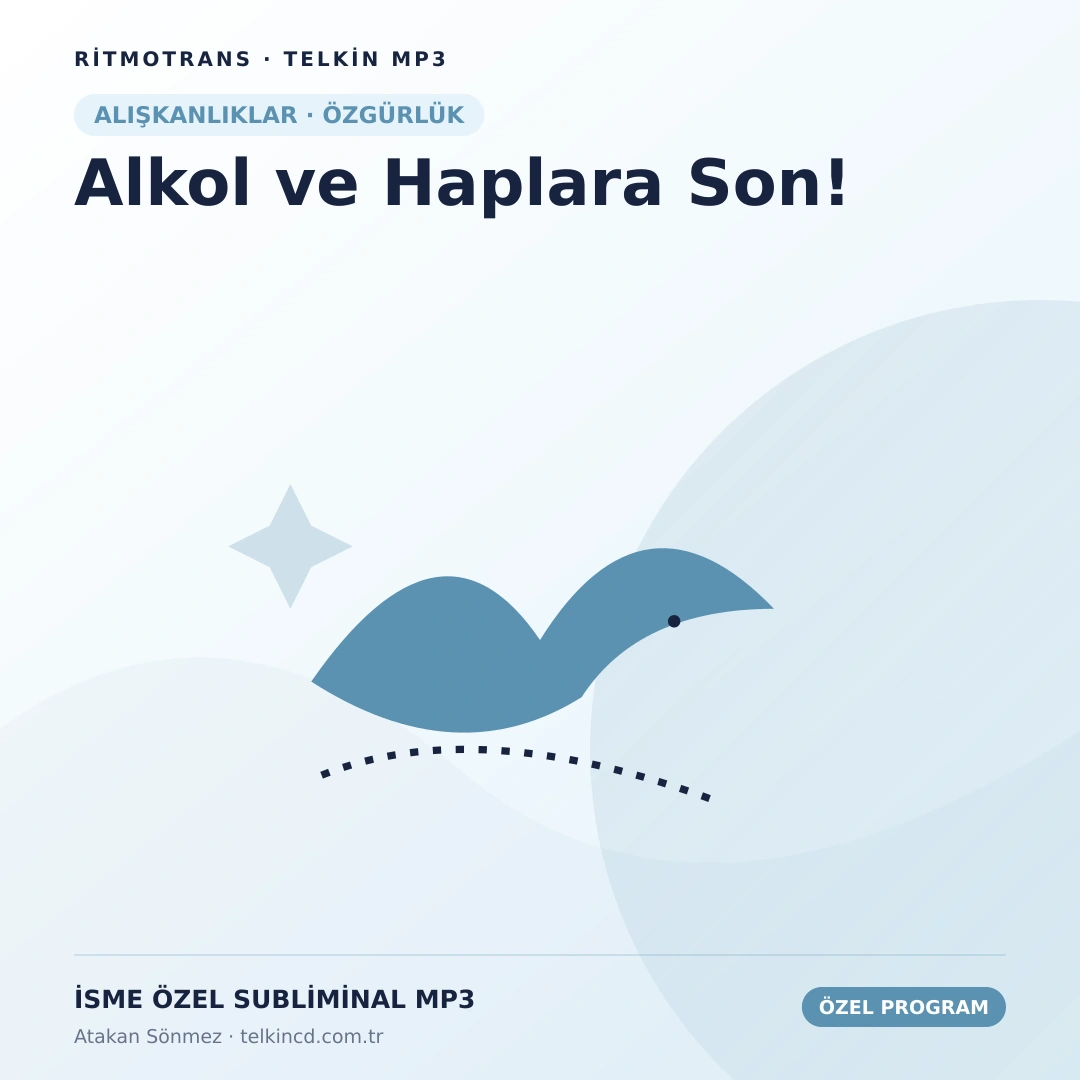 Alkol ve Haplara Son! | İsme Özel Telkin MP3