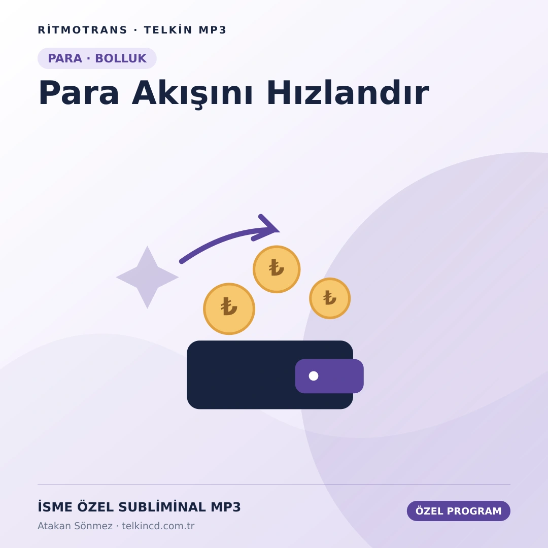 Para Akışını Hızlandır | İsme Özel Telkin MP3
