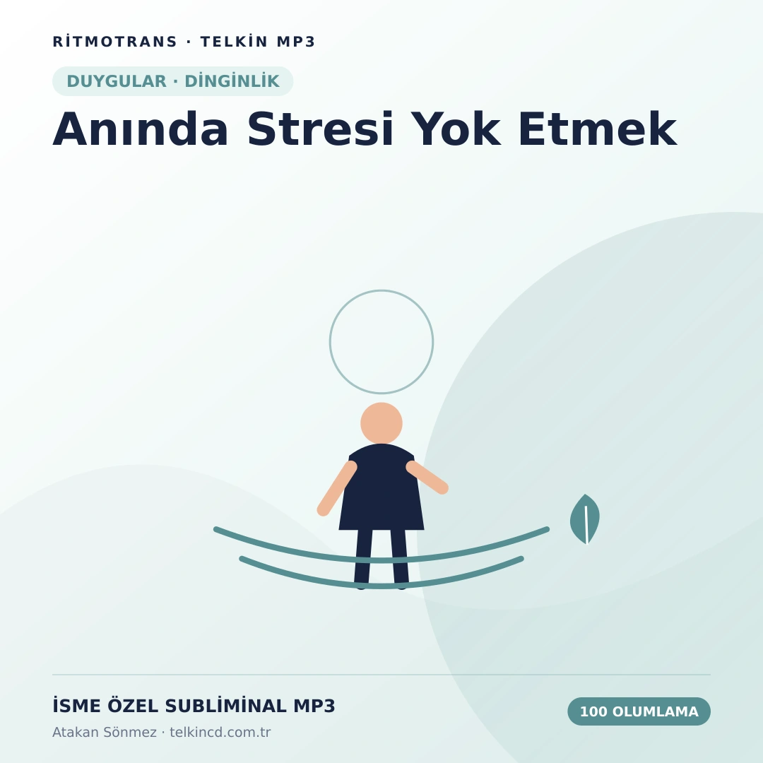 Anında Stresi Yok Etmek 100 Olumlamalı | İsme Özel Telkin MP3