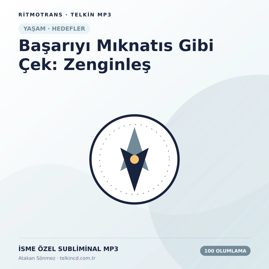 Başarıyı Mıknatıs Gibi Çek: Zenginleş 100 Olumlamalı | İsme Özel Telkin MP3