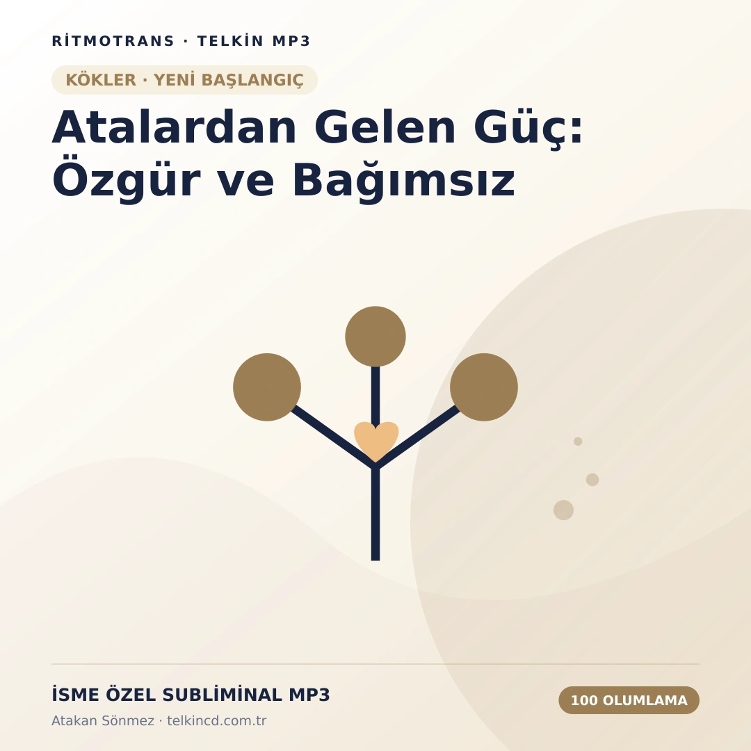Atalardan Gelen Güç: Özgür ve Bağımsız 100 Olumlamalı | İsme Özel Telkin MP3