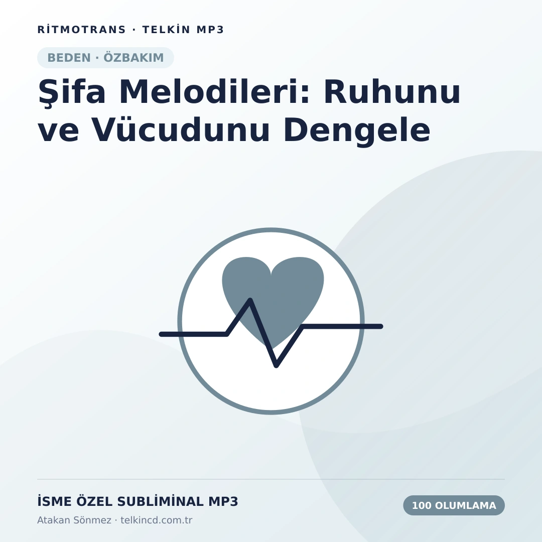 Şifa Melodileri: Ruhunu ve Vücudunu Dengele 100 Olumlamalı | İsme Özel Telkin MP3