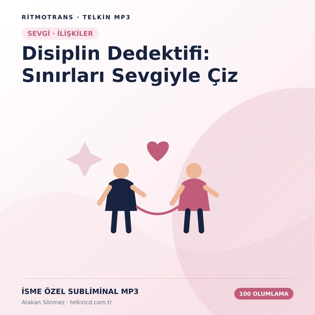 Disiplin Dedektifi: Sınırları Sevgiyle Çiz 100 Olumlamalı | İsme Özel Telkin MP3
