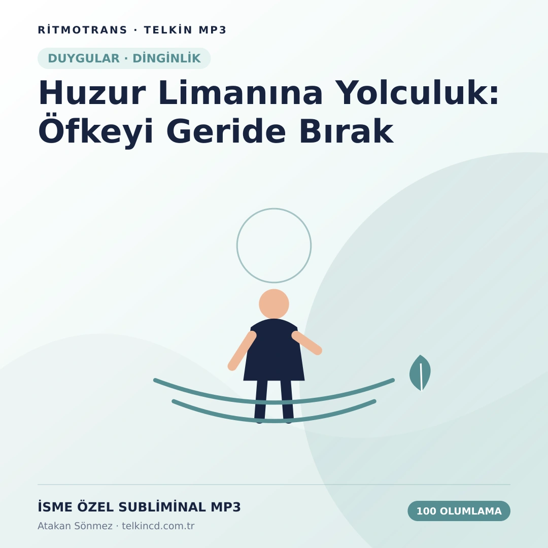 Huzur Limanına Yolculuk: Öfkeyi Geride Bırak 100 Olumlamalı | İsme Özel Telkin MP3