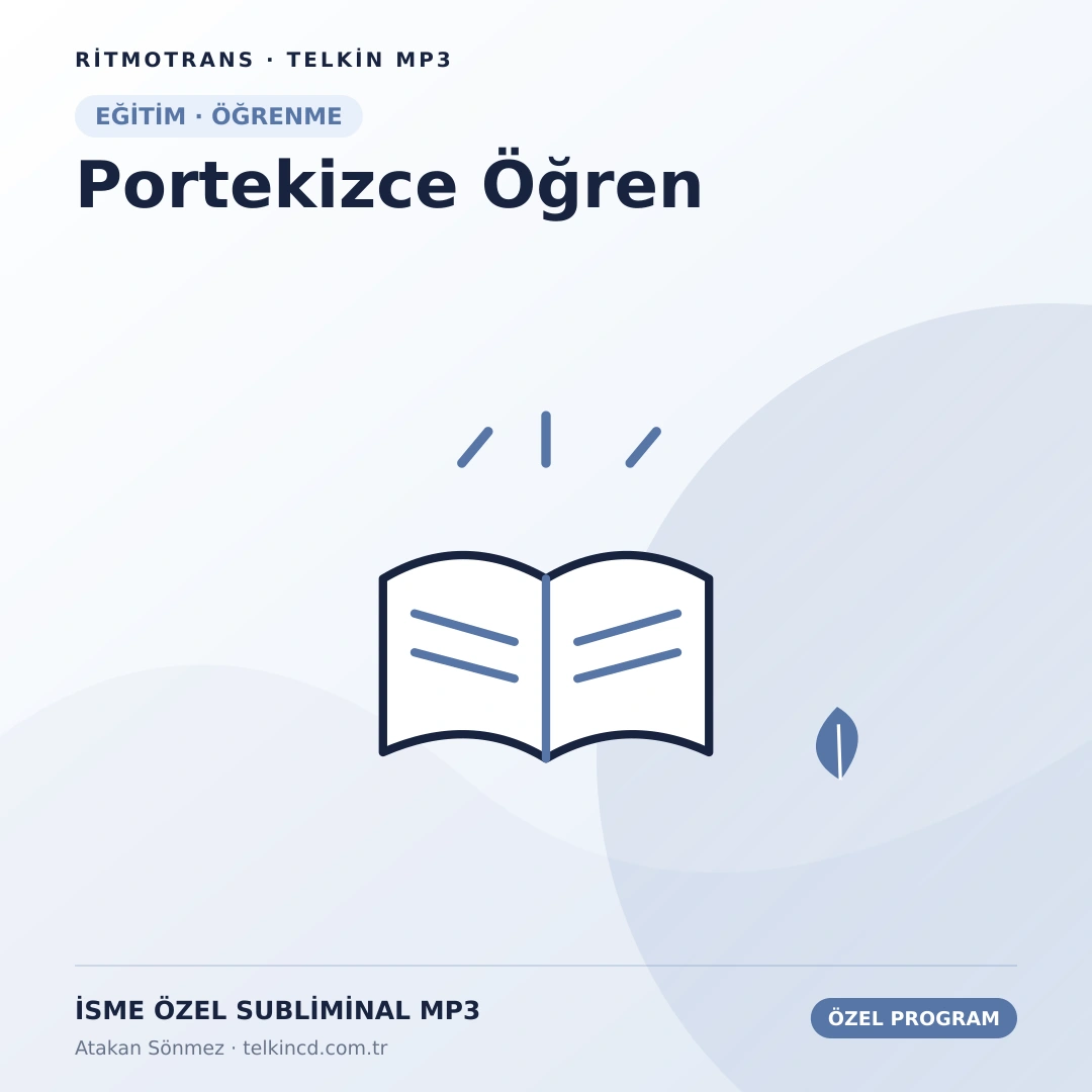 Portekizce Öğren | İsme Özel Telkin MP3