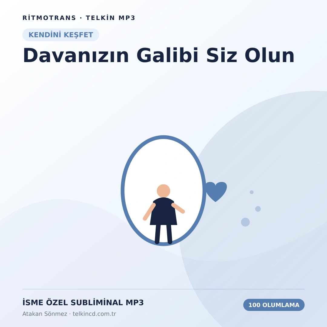 Davanızın Galibi Siz Olun 100 Olumlamalı | İsme Özel Telkin MP3