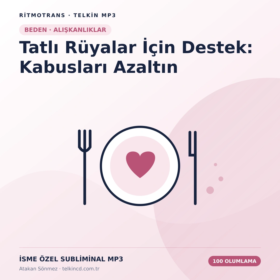 Tatlı Rüyalar İçin Destek: Kabusları Azaltın 100 Olumlamalı | İsme Özel Telkin MP3