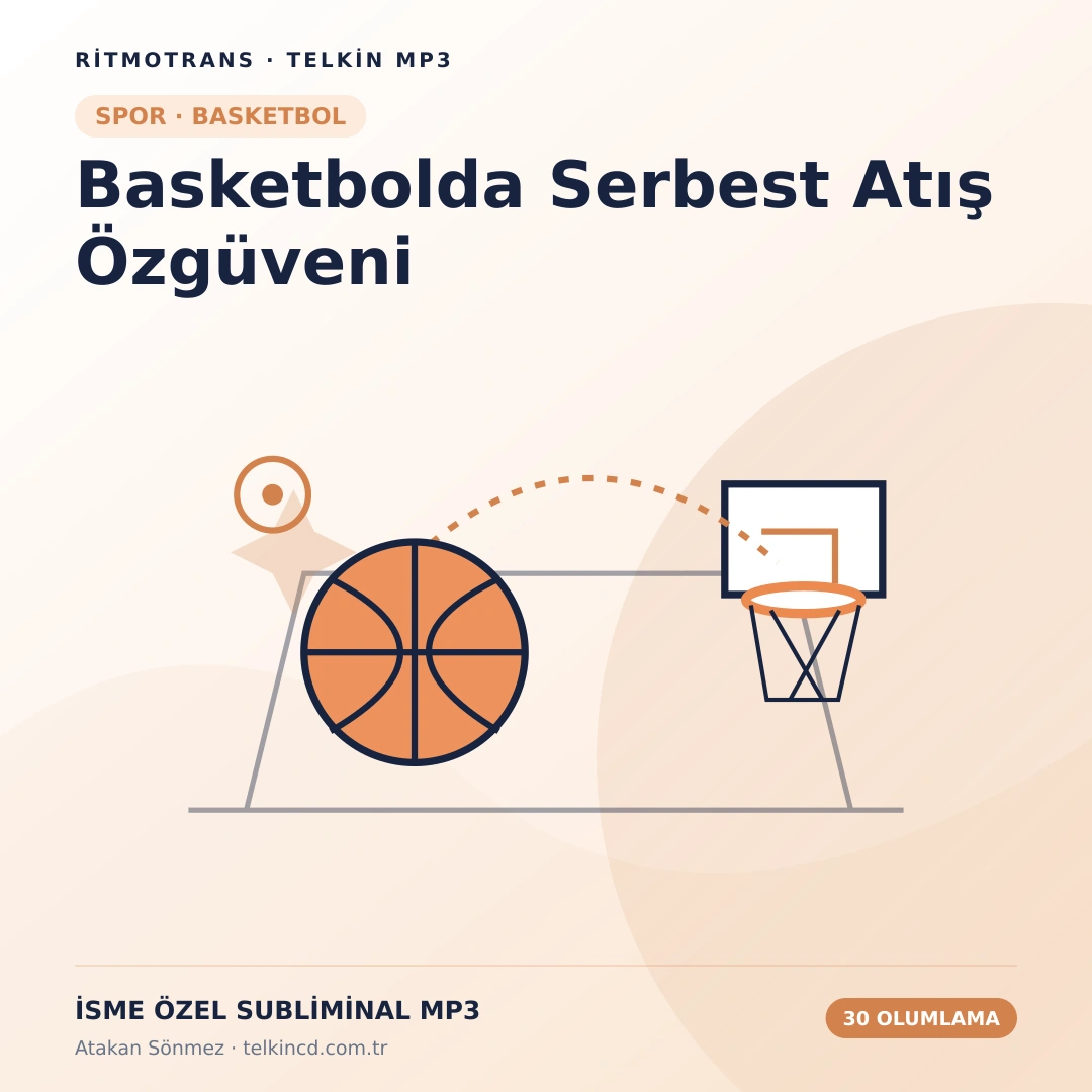 Basketbolda Serbest Atış Özgüveni | 30 Olumlamalı İsme Özel Telkin MP3