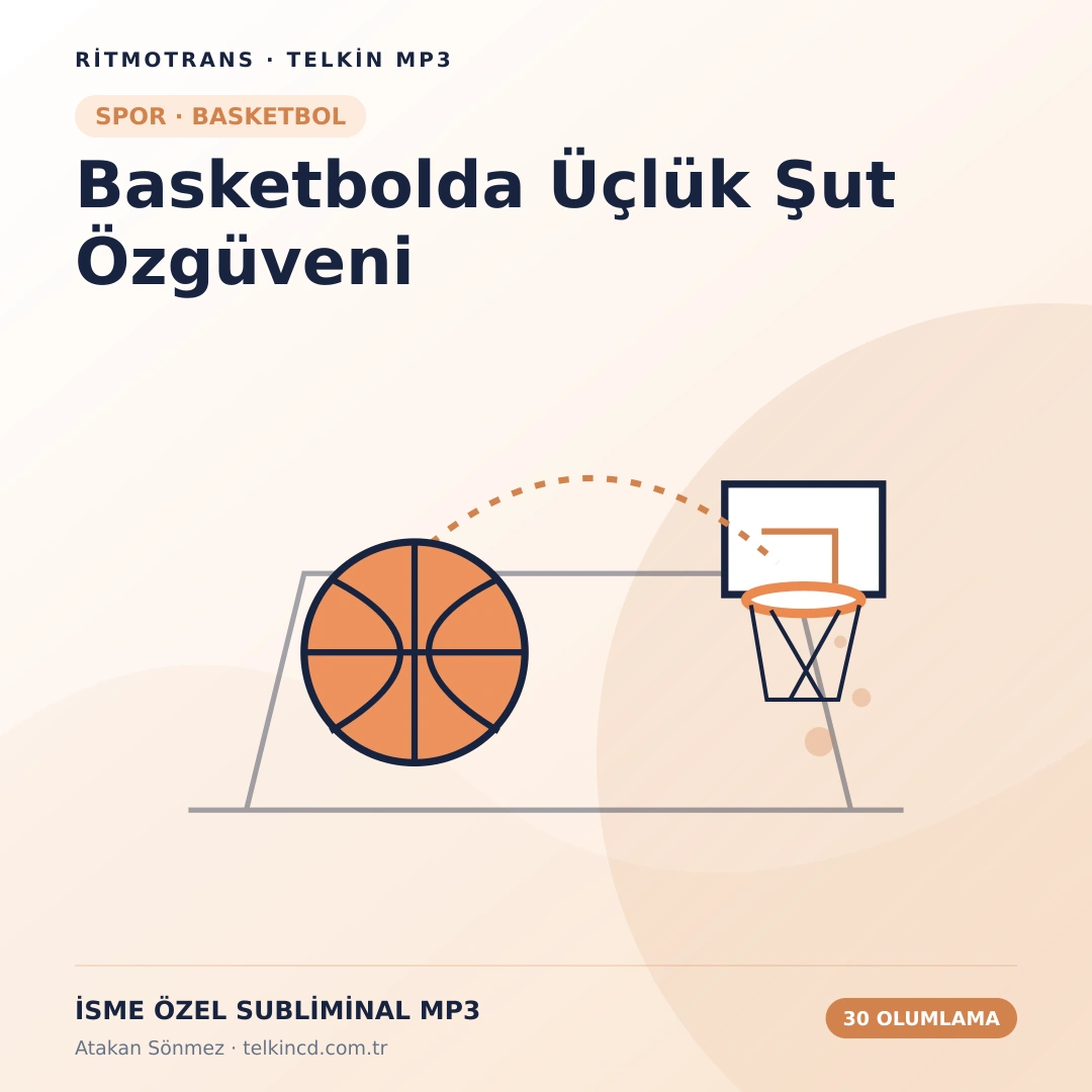 Basketbolda Üçlük Şut Özgüveni | 30 Olumlamalı İsme Özel Telkin MP3