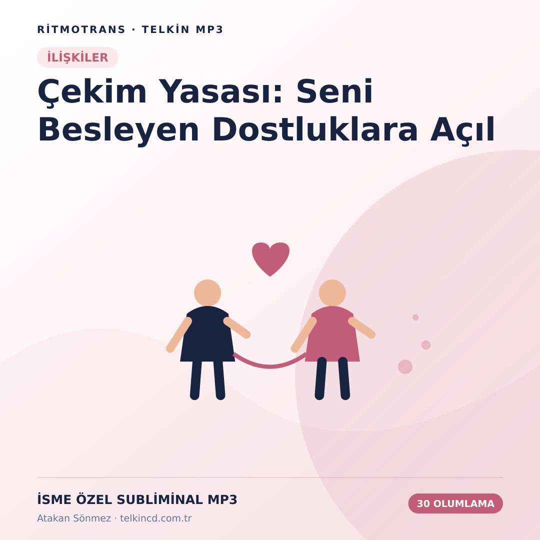 Çekim Yasası: Seni Besleyen Dostluklara Açıl | 30 Olumlamalı İsme Özel Telkin MP3