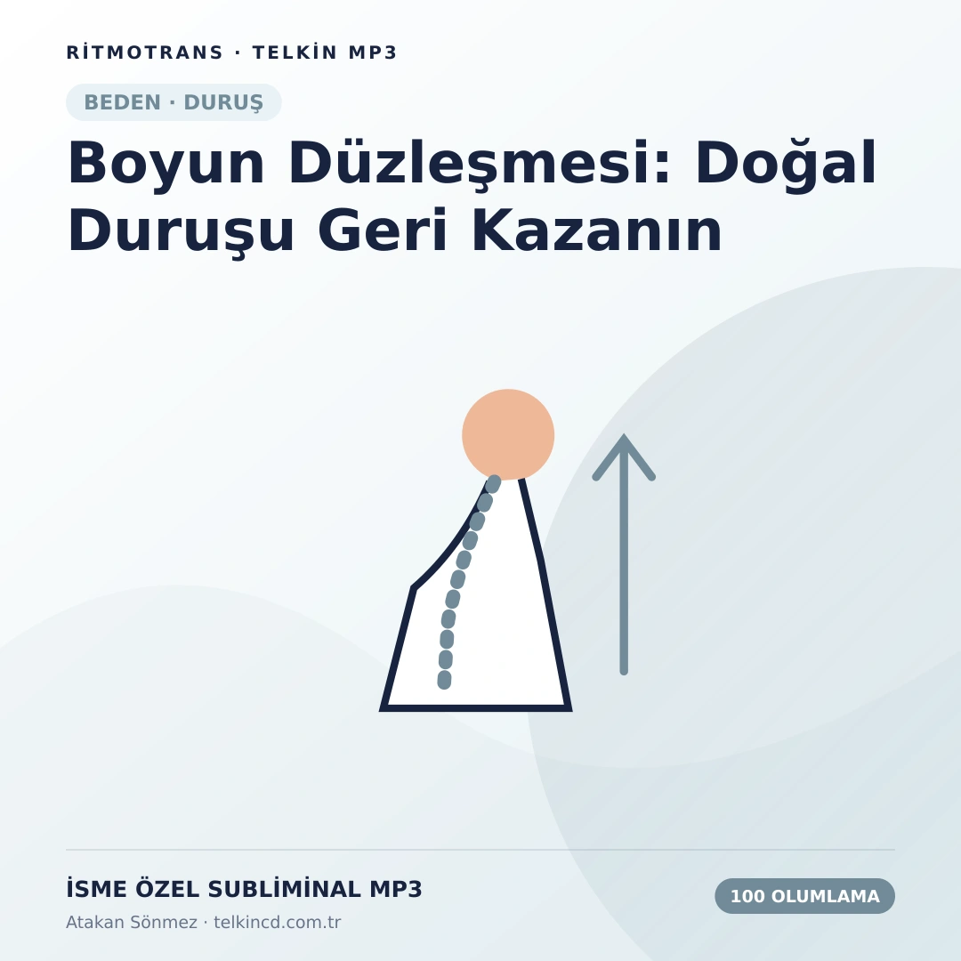 Boyun Düzleşmesi: Doğal Duruşu Geri Kazanın 100 Olumlamalı | İsme Özel Telkin MP3