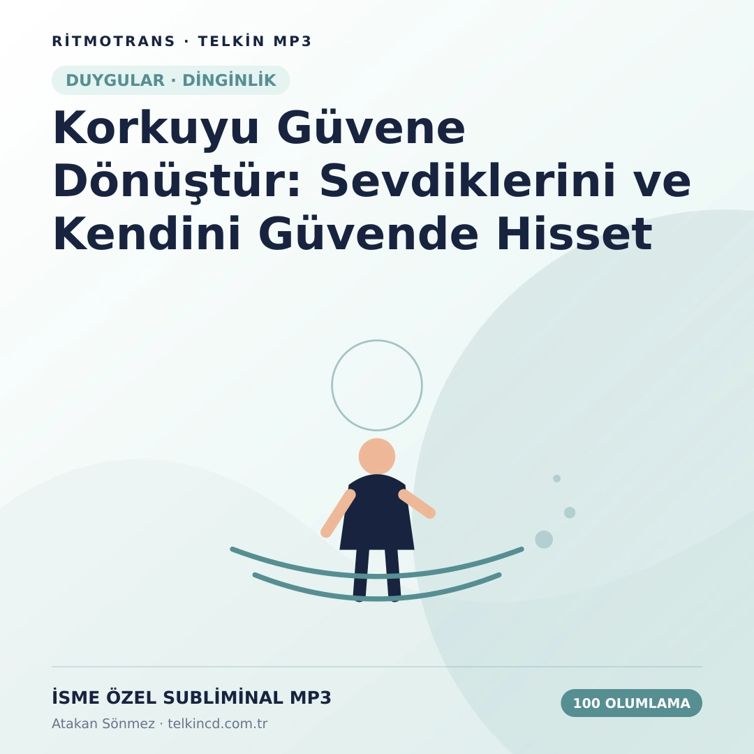 Korkuyu Güvene Dönüştür: Sevdiklerini ve Kendini Güvende Hisset 100 Olumlamalı | İsme Özel Telkin MP3