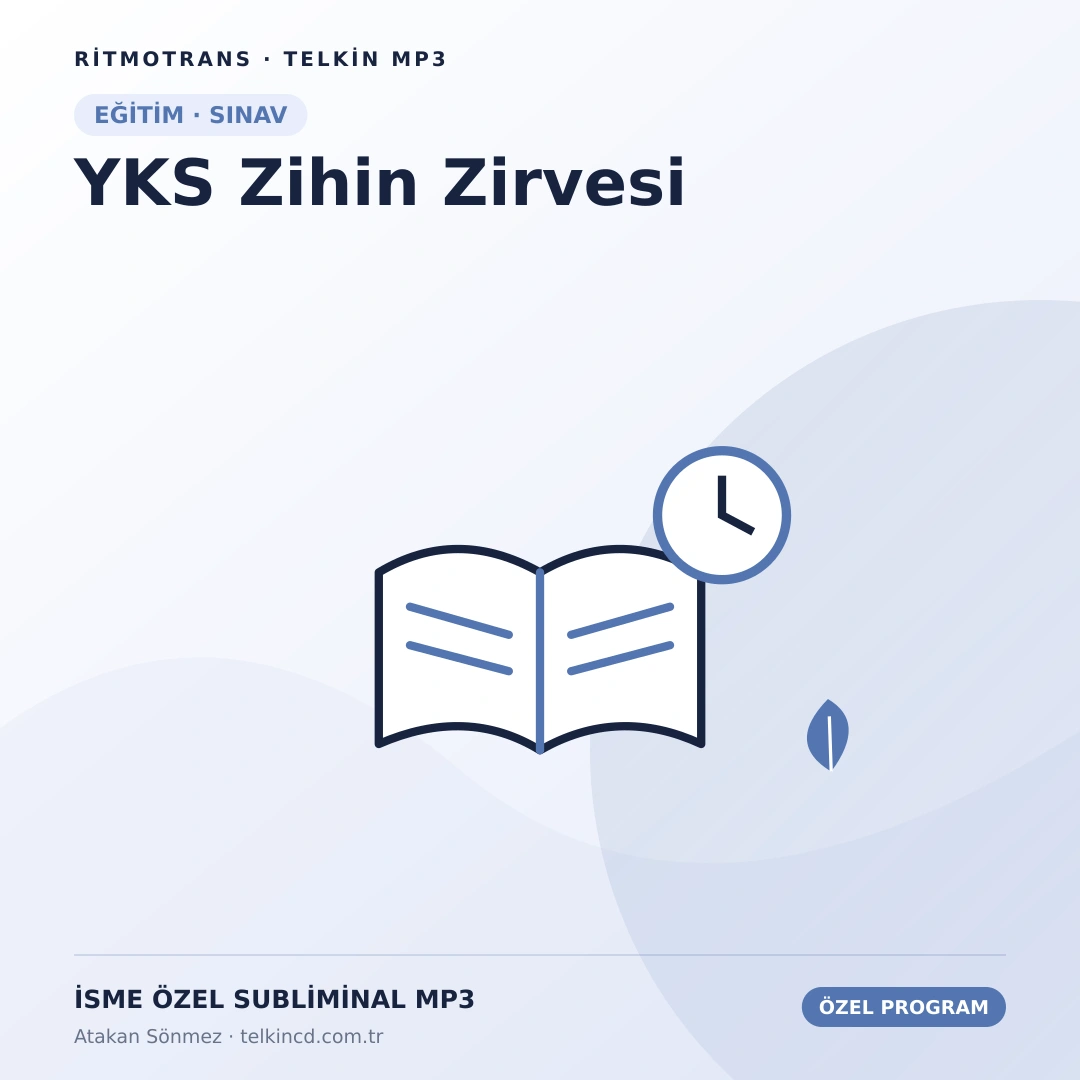 YKS Zihin Zirvesi | İsme Özel Telkin MP3
