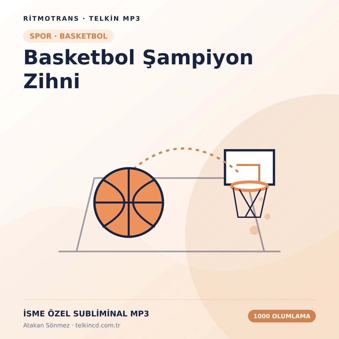 Basketbol Şampiyon Zihni 1000 Olumlamalı | İsme Özel Telkin MP3