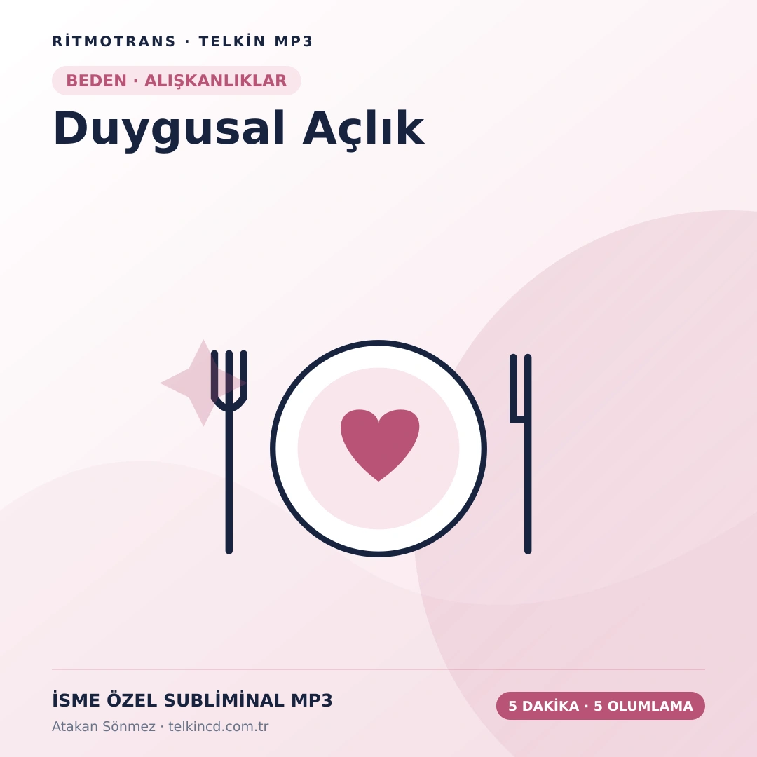 Duygusal Açlık 5 Dakikada 5 Olumlama | İsme Özel Telkin MP3
